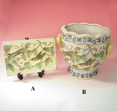 A: 6.5 inches Rect. TrayB: 6.5 inches Ice Pail