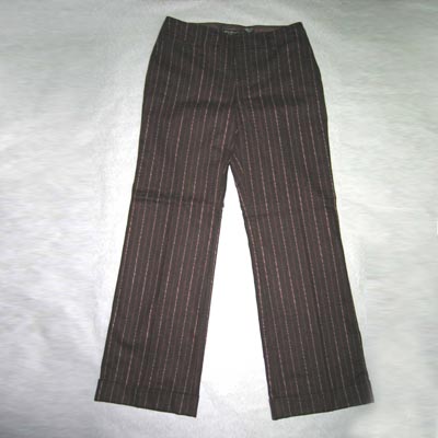 Ladies' Wool Blend Yarn Dye Stripe Carpri