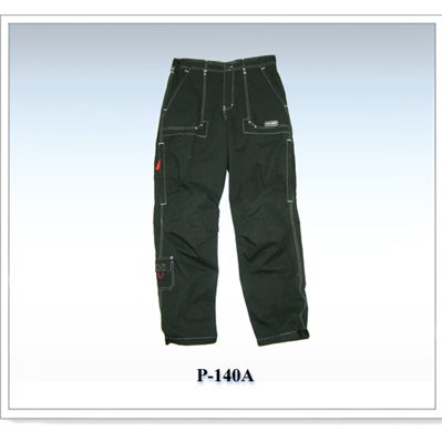 Adult's 70% Cotton 30% Nylon heavy peached woven pants.