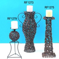 Sell VASE SHAPE CANDLE HOLDER (RF1273); BALL W/STAND CANDLE HOLDER (RF1279); SQUARE CANDLE HOLDER (RF1275)