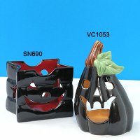 Sell FACE CANDLE HOLDER (SN690-1); PUMPKIN CANDLE HOLDER (VC1053)