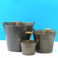 Sell ZINC BUCKET, SET OF 3