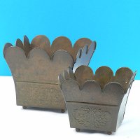 Sell SQUARE CANDLE HOLDER,SET OF 2