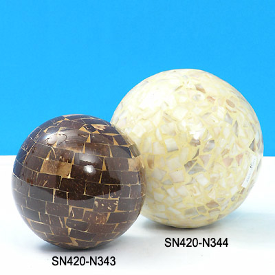 Sell BALL W/COCONUT PIECES (SN420-N359); BALL W/SHELL PIECES (SN420-N277)