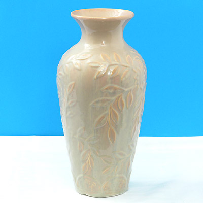 Sell VASE WITH LEAVES PATTERN