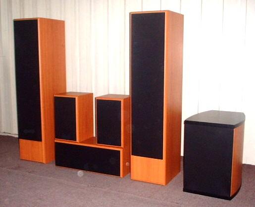 5ch Speaker System with Active Subwoofer