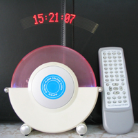 Remote Control LED Message Clock
