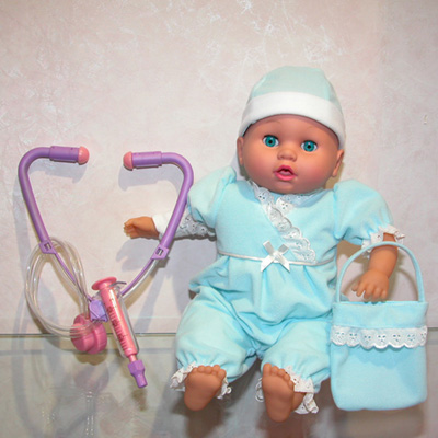 15 inches Feel Better Baby,Crying w/Injection, Heart Beat