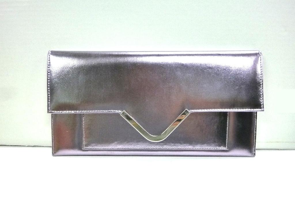 Metallic Pu Clutch Bag