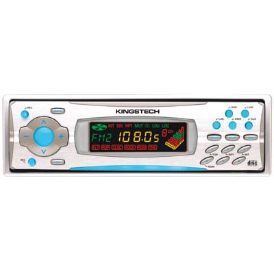 Fold Down Detachable Panel with PLL Tuning Single CD Player