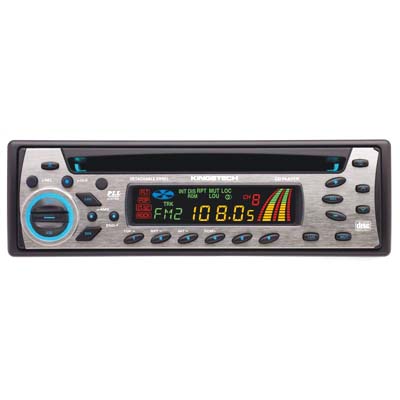 Face Detachable Panel Single CD Player with PLL Tuner