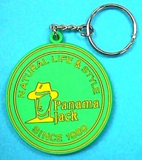 Etched rubber Keychain