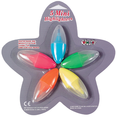 5 Mini Highlighter