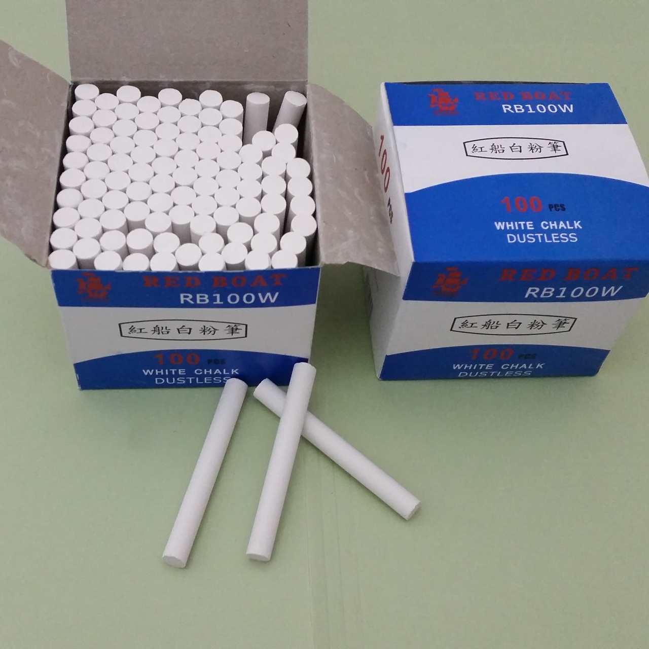  inchesREDBOAT inches BRAND WHITE CHALK,100PCS/BOX