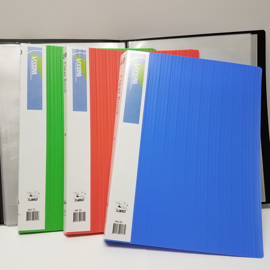 CLEAR BOOK SERIES IN 10 POCKET TO 100 POCKET