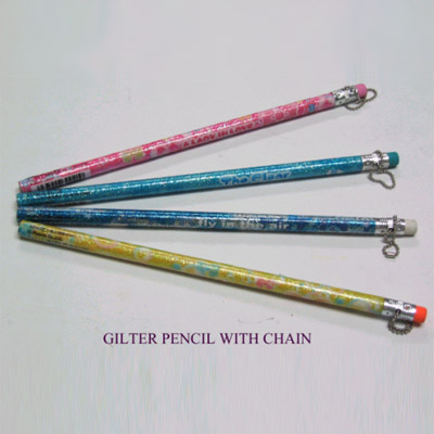 Gilter Pencil with Chain