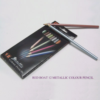Red Boat 12 Metallic Colour Pencil