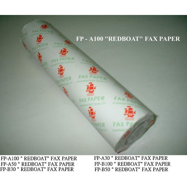  inchesREDBOAT inches FAX PAPER 210MMX100
