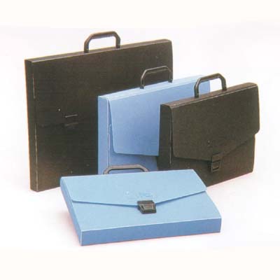 12 POCKET DOCUMENT EXPENDING FILE HANDY BOX WITH HANDLE