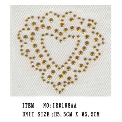 Iron on Rhinestone Design