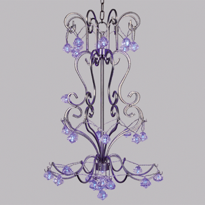 Chandelier with BLUE DIAMOND