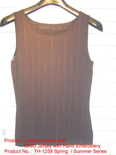 Sell Ladies' Knitted Vest