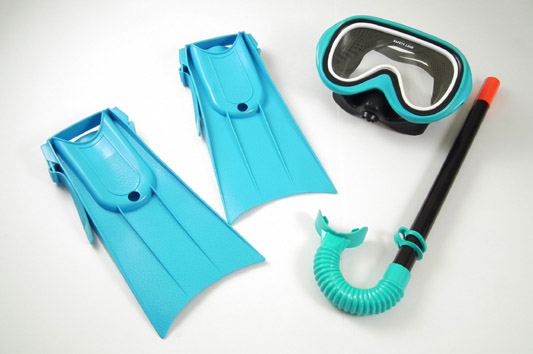 Plastic swim combo