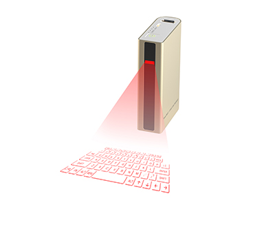 Laser Projection Keyboard with Power Bank