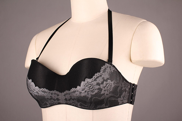 Convertiable Bra with Lace Inset and Revmoable Padding