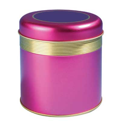 Round Tin box, size, Dia. 108 x 118mm (H)