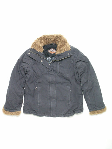 Ladies' jacket, garment washed