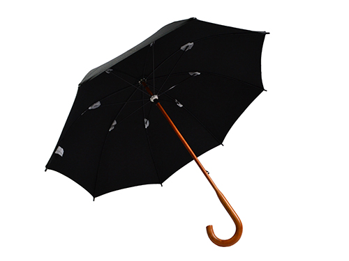 10oc Cotton One Piece Wooden Umbrella