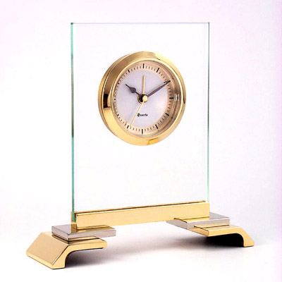 Glass Clock
with Crescendo Alarm.