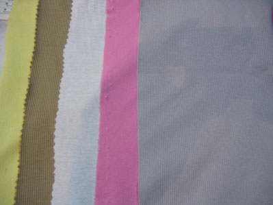 Single Jersey, Interlock, Ribs