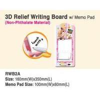 3D RELIEF WRITING BOARD W/MEMO PAD
