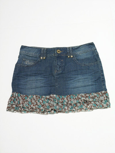 Denim Mini Skirt