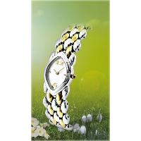 SPRING Precise Metal Band Two Hands Arabic Numerals Ladies' Analog Watch