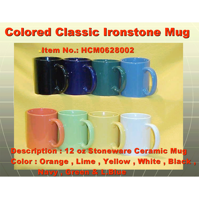 Sell Colored Classic Ironstone Mug