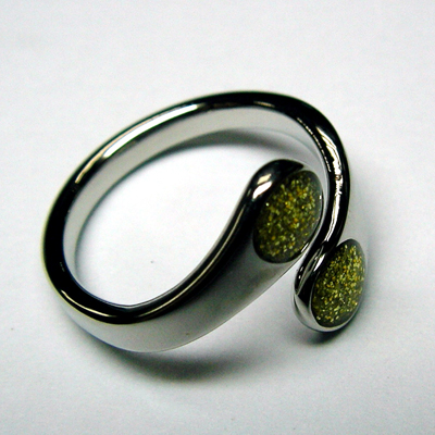S/S with Naturals Stone Ring