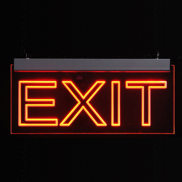 Sell LED Edge lit sign (exit)