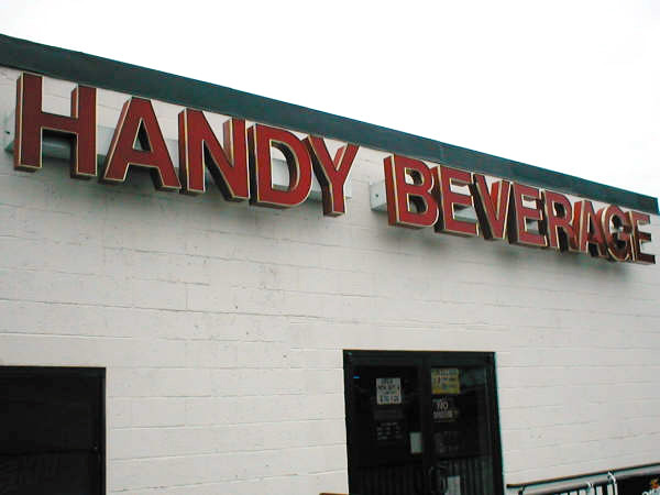 Sell Channel Letter - HANDY BEVERAGE