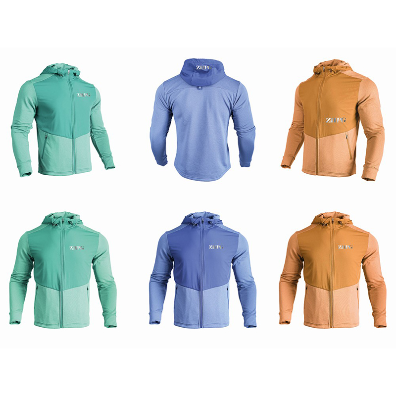 Men's Knit Jacket With Hoody