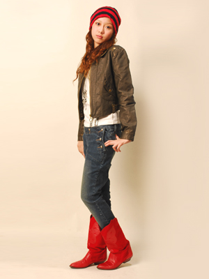 Sell Leather Jacket & Denim Jeans