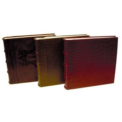 Albums with leather covers