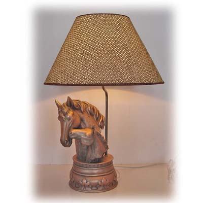 Sell Designer Horse Bronze Table Lamp