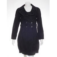 Ladies' 50% Wool 50% Polyester Coat