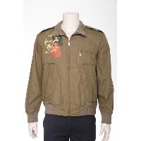 Men's Polyester Woven Jacket With Printing