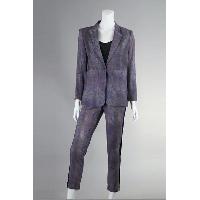 Ladies' Wool Jacket + Trousers Woven Suit With Digtial Print