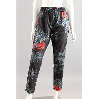 Ladies Polyester Print Trousers