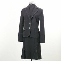 Ladies' Polyester Elastane Jacket + Skirt Woven Suit